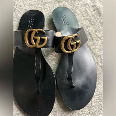 black and gold gucci sandals|Gucci closed toe sandals.